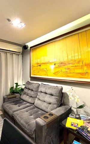 Apartamento para alugar com 65m², 1 quarto e 1 vagaSala