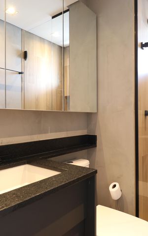 Apartamento à venda com 89m², 2 quartos e 2 vagasBanheiro da Suíte