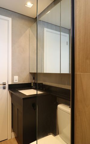 Apartamento à venda com 89m², 2 quartos e 2 vagasBanheiro da Suíte