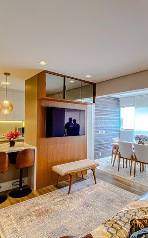Apartamento à venda com 79m², 1 quarto e 1 vagaSala