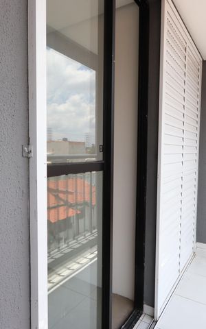 Apartamento à venda com 44m², 2 quartos e 1 vagaVaranda do Quarto 1