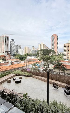 Studio à venda com 29m², 1 quarto e sem vagaVista  da Sacada do Studio