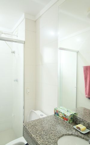 Apartamento à venda com 42m², 1 quarto e 1 vagaBanheiro