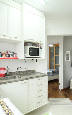 Apartamento à venda com 42m², 1 quarto e 1 vagacozinha 
