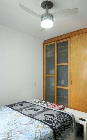 Apartamento à venda com 42m², 1 quarto e 1 vagaQuarto 