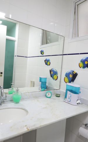 Apartamento à venda com 72m², 3 quartos e 2 vagasBanheiro