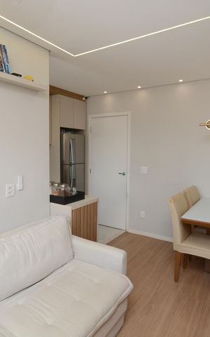Apartamento à venda com 42m², 2 quartos e 1 vagaSala