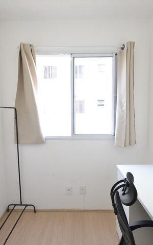 Apartamento à venda com 45m², 2 quartos e 1 vagaQuarto 2