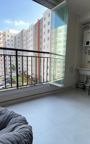 Apartamento à venda com 45m², 2 quartos e 1 vaga Apartamento à venda com 45m², 2 quartos e 1 vagaVaranda