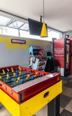 Apartamento à venda com 23m², 1 quarto e sem vaga Apartamento à venda com 23m², 1 quarto e sem vagaSalão de jogos