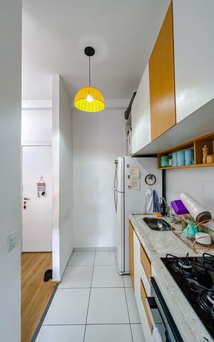 Apartamento à venda com 51m², 2 quartos e sem vagaCozinha