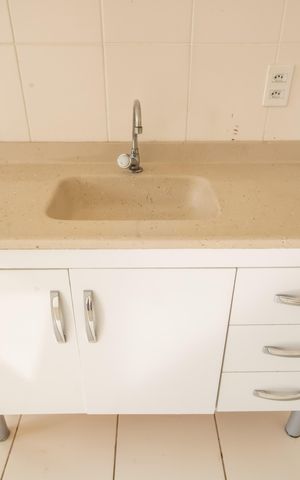 Apartamento à venda com 27m², 1 quarto e 1 vaga Apartamento à venda com 27m², 1 quarto e 1 vagaCozinha e Área de Serviço