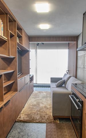 Studio à venda com 40m², 1 quarto e sem vaga Studio à venda com 40m², 1 quarto e sem vagaSala