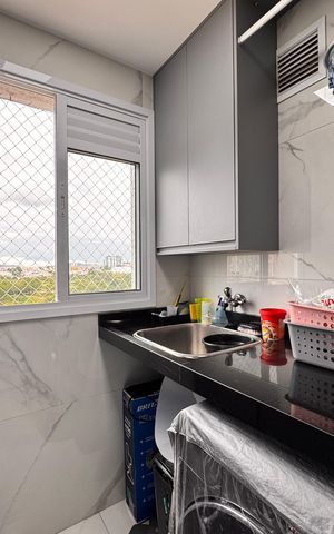 Apartamento à venda com 62m², 2 quartos e 1 vagaLavanderia
