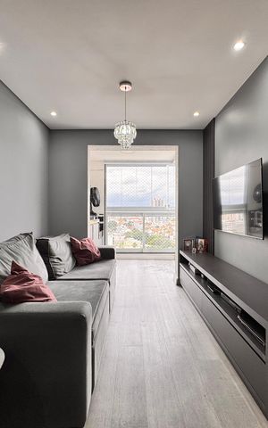 Apartamento à venda com 62m², 2 quartos e 1 vagaSala