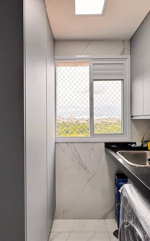 Apartamento à venda com 62m², 2 quartos e 1 vagaLavanderia