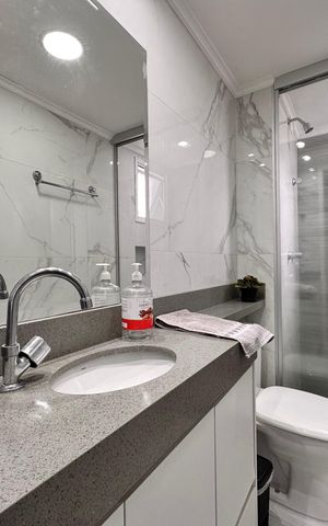 Apartamento à venda com 62m², 2 quartos e 1 vagaBanheiro