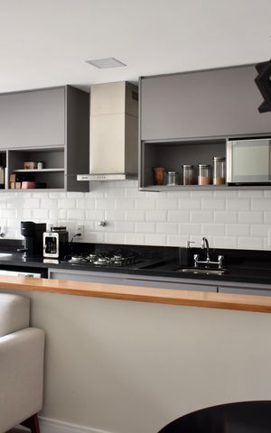 Apartamento à venda com 37m², 1 quarto e 1 vagaCozinha
