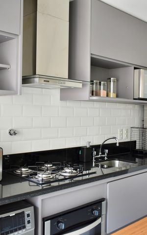Apartamento à venda com 37m², 1 quarto e 1 vagaCozinha