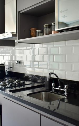Apartamento à venda com 37m², 1 quarto e 1 vagaCozinha