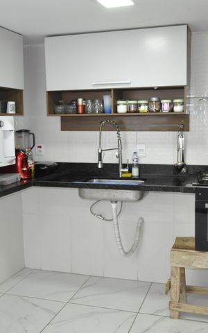 Casa de condomínio à venda com 145m², 2 quartos e 1 vagaCozinha