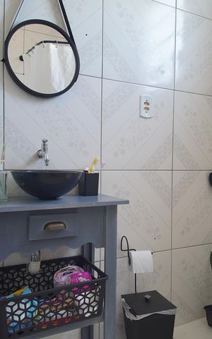 Casa para alugar com 38m², 2 quartos e 1 vaga Casa para alugar com 38m², 2 quartos e 1 vagaBanheiro
