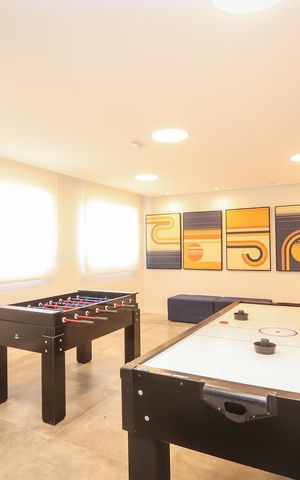 Apartamento para alugar com 36m², 2 quartos e 1 vaga Apartamento para alugar com 36m², 2 quartos e 1 vagaSala de Jogos