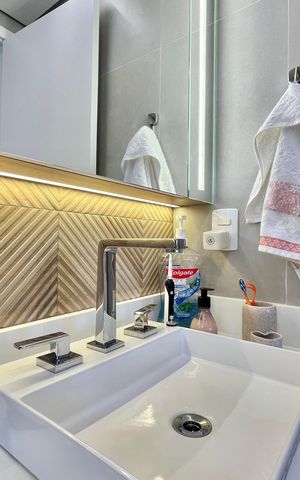 Apartamento à venda com 57m², 2 quartos e 1 vaga Apartamento à venda com 57m², 2 quartos e 1 vagaBanheiro da Suíte
