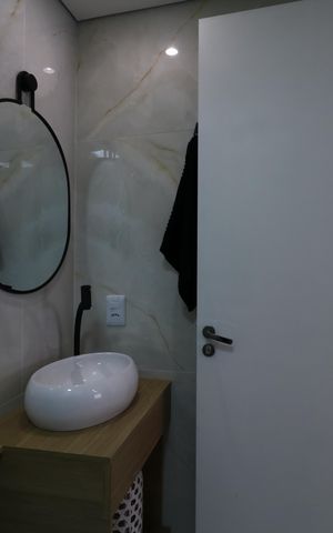 Apartamento à venda com 57m², 2 quartos e 1 vagaBanheiro Social