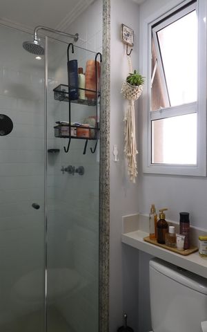 Apartamento à venda com 57m², 2 quartos e 1 vagaBanheiro da Suíte