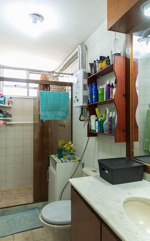 Apartamento à venda com 98m², 2 quartos e 1 vagaBanheiro Suíte