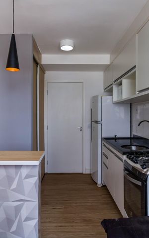 Apartamento para alugar com 27m², 1 quarto e sem vaga Apartamento para alugar com 27m², 1 quarto e sem vagaSala/Cozinha