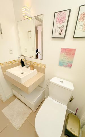 Apartamento para alugar com 85m², 2 quartos e 2 vagasBanheiro da Suíte 2