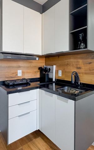 Apartamento à venda com 29m², 1 quarto e 1 vagaCozinha