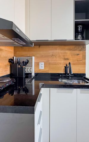 Apartamento à venda com 29m², 1 quarto e 1 vagaCozinha