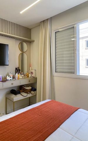 Apartamento à venda com 51m², 2 quartos e 1 vaga Apartamento à venda com 51m², 2 quartos e 1 vagaQuarto 2
