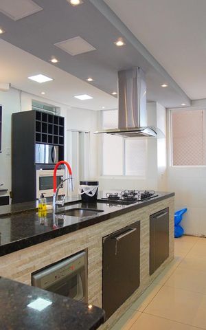 Apartamento à venda com 141m², 3 quartos e sem vagaCozinha