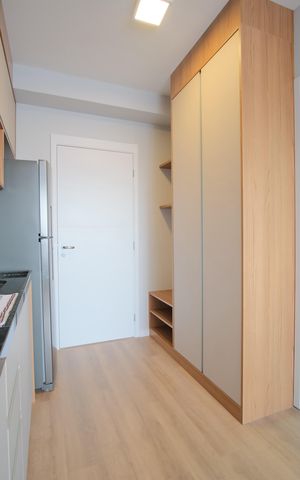 Studio à venda com 29m², 1 quarto e sem vagaCozinha