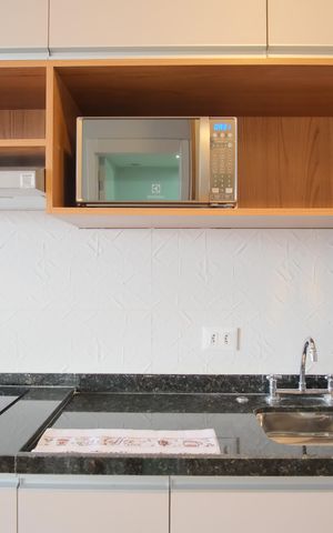 Studio à venda com 29m², 1 quarto e sem vagaCozinha