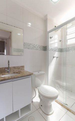 Apartamento para alugar com 60m², 2 quartos e 1 vaga Apartamento para alugar com 60m², 2 quartos e 1 vagaBanheiro