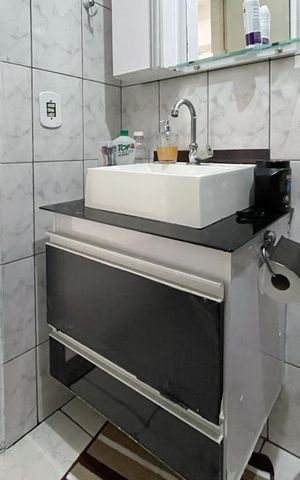 Casa à venda com 66m², 2 quartos e 1 vagaBanheiro Social