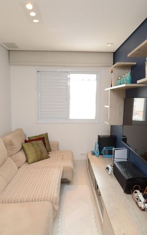 Apartamento à venda com 93m², 2 quartos e 2 vagasDetalhe Sala