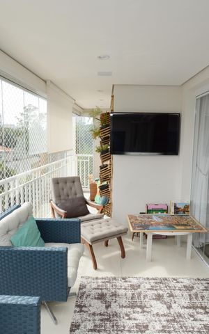 Apartamento à venda com 93m², 2 quartos e 2 vagasVaranda da Sala