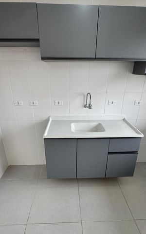 Apartamento para alugar com 41m², 2 quartos e 1 vaga Apartamento para alugar com 41m², 2 quartos e 1 vagaCozinha - Armários