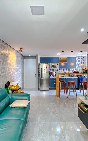 Apartamento para alugar com 65m², 3 quartos e 1 vagaSala