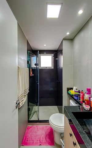 Apartamento para alugar com 65m², 3 quartos e 1 vagaBanheiro da Suíte