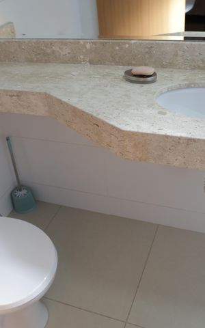 Apartamento para alugar com 90m², 3 quartos e 2 vagasBanheiro da Suíte 1