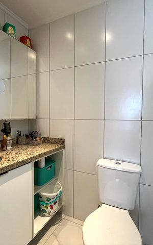 Apartamento à venda com 67m², 2 quartos e 2 vagas Apartamento à venda com 67m², 2 quartos e 2 vagasBanheiro da Suíte