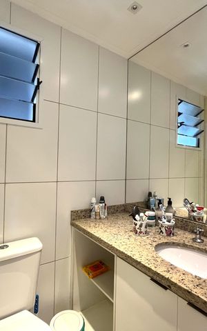 Apartamento à venda com 67m², 2 quartos e 2 vagas Apartamento à venda com 67m², 2 quartos e 2 vagasBanheiro Corredor