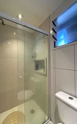 Apartamento à venda com 67m², 2 quartos e 2 vagas Apartamento à venda com 67m², 2 quartos e 2 vagasBanheiro Corredor
